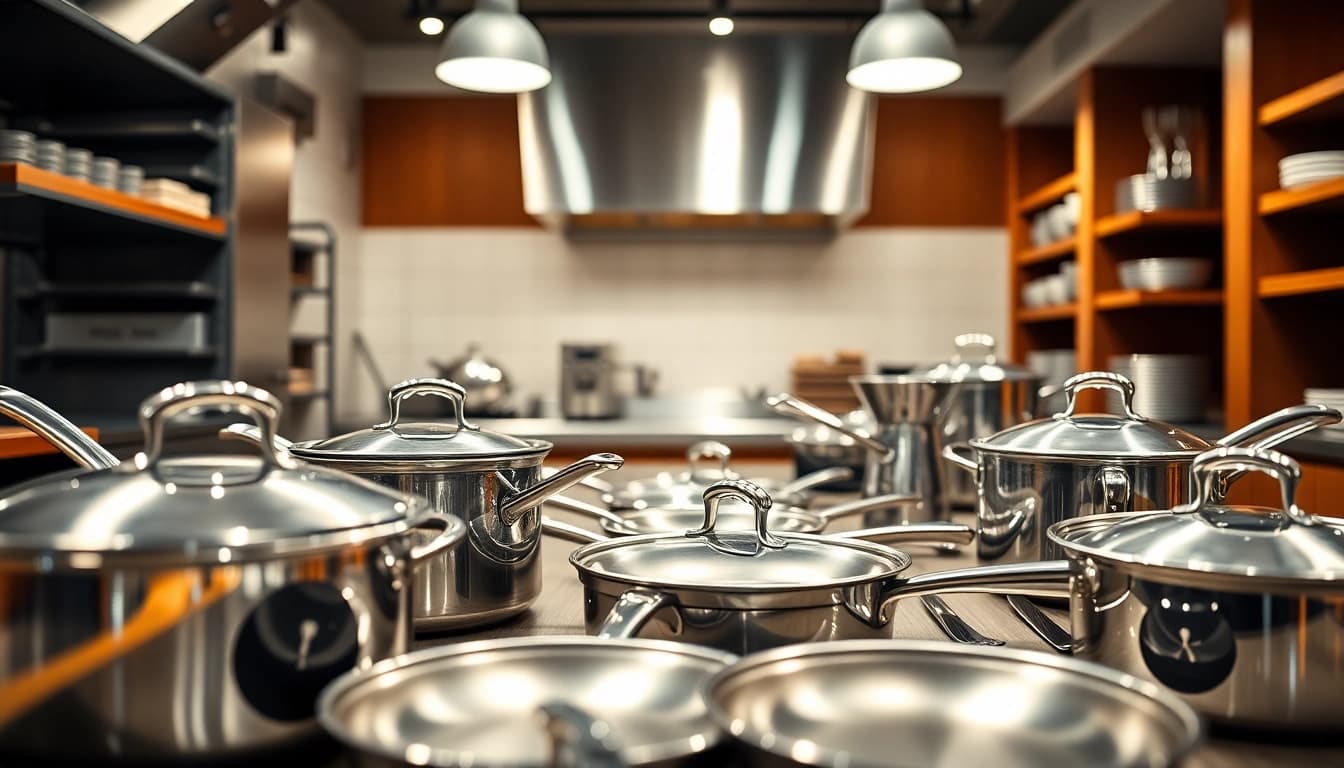 Gastronomie Bedarf hochwertige Küchenausstattung in eleganter Restaurantumgebung