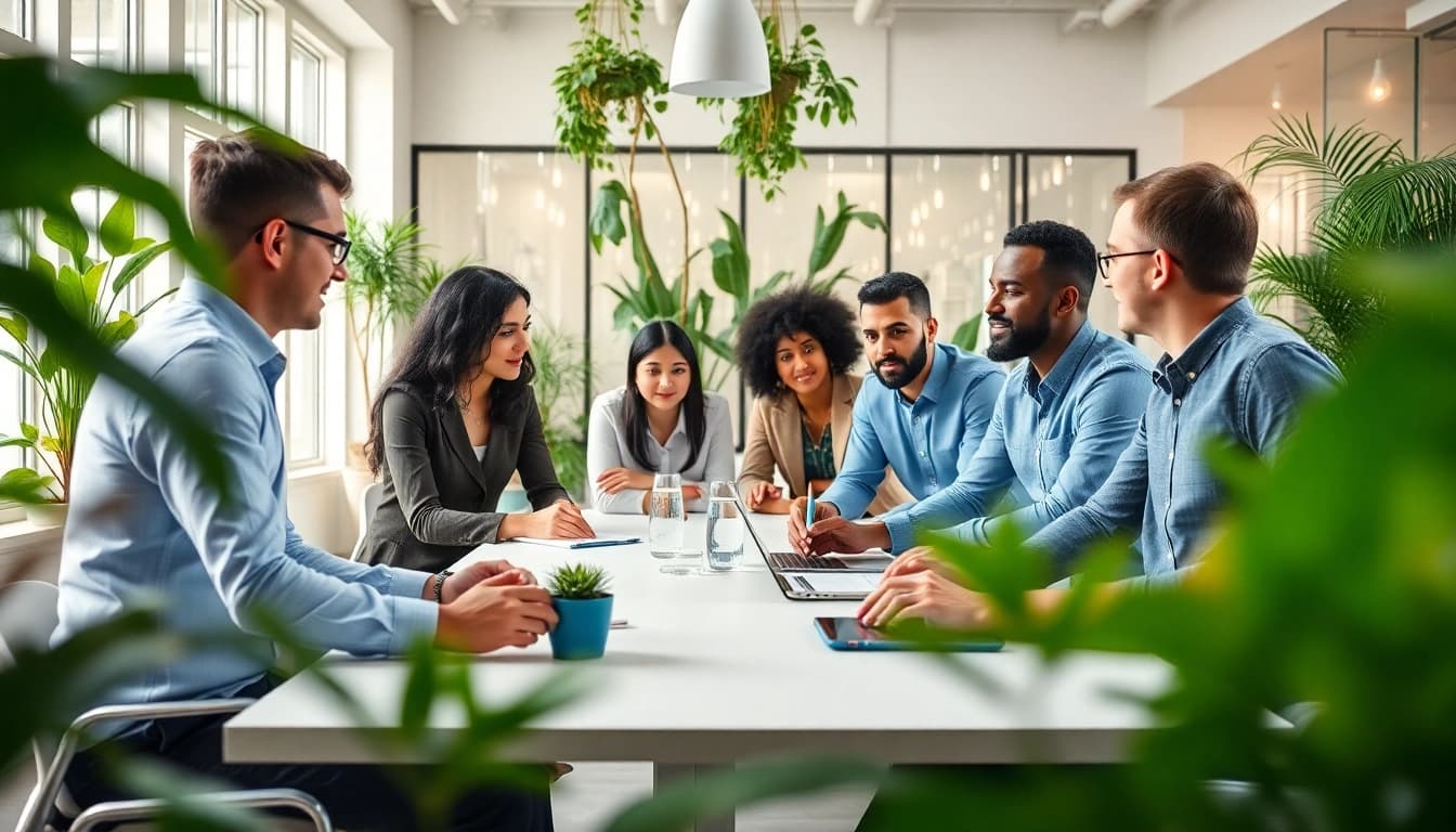 Wirtschaft Regional: Unternehmer im kreativen Austausch bei einem Meeting