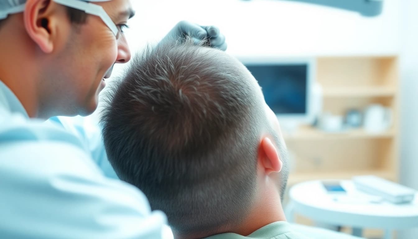 Erfahrene Haartransplantation Türkei von einem Facharzt in einer modernen Klinik.