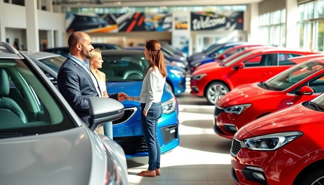 Auto kaufen in einem modernen Autohaus mit freundlichem Personal und vielfältigen Fahrzeugen.