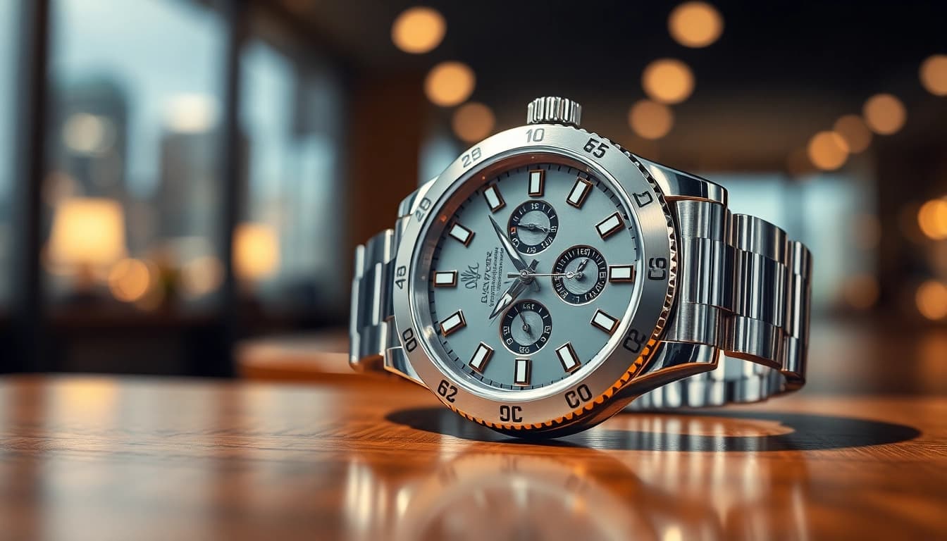 Scopri Rolex usati torino con dettagli raffinati e finiture metalliche in un'atmosfera di lusso.
