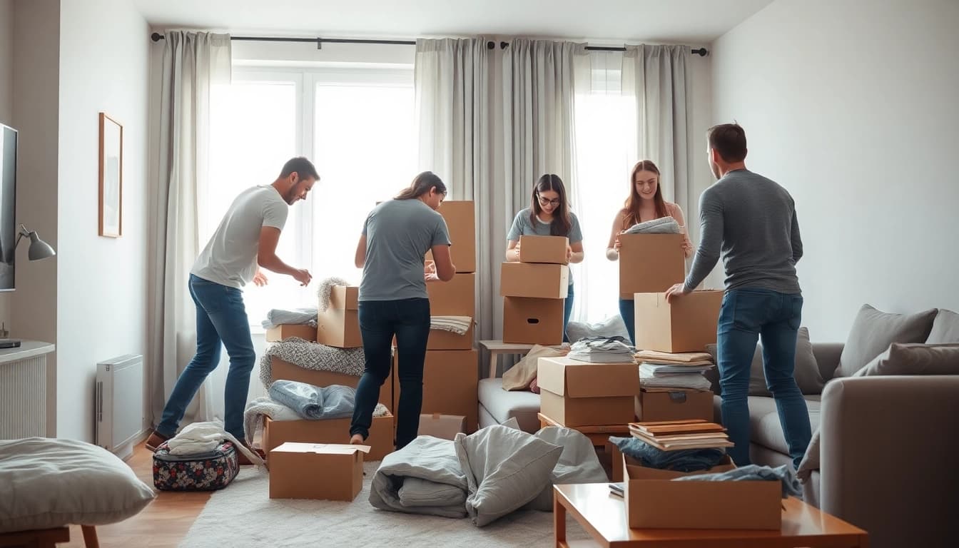 Entrümpelung Freiburg: Team bei der Wohnungsentrümpelung, professionell und effizient.