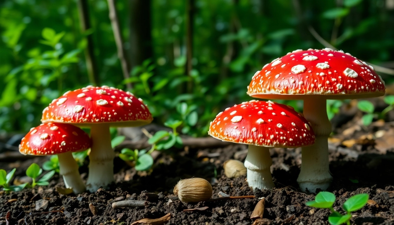 Fliegenpilz kaufen: Hochwertige, handverlesene Fliegenpilze in einer natürlichen Umgebung.