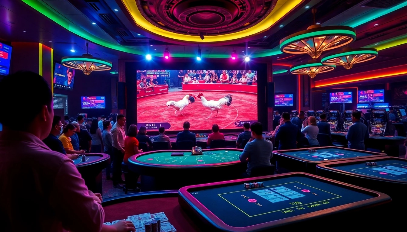 Experience the thrill of trực tiếp đá gà thomo with vibrant live betting action and excitement.