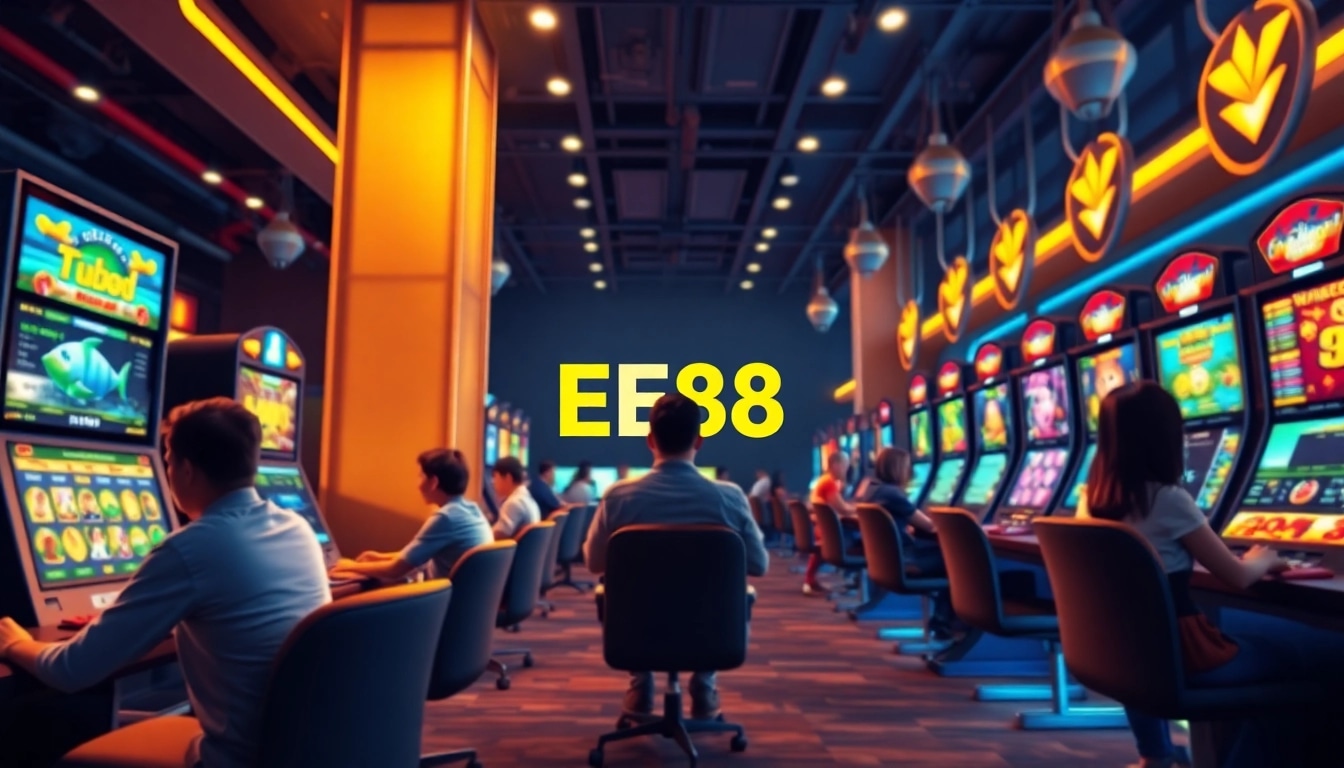 EE88 online gaming platform showcasing vibrant 3D games for an exciting user experience.