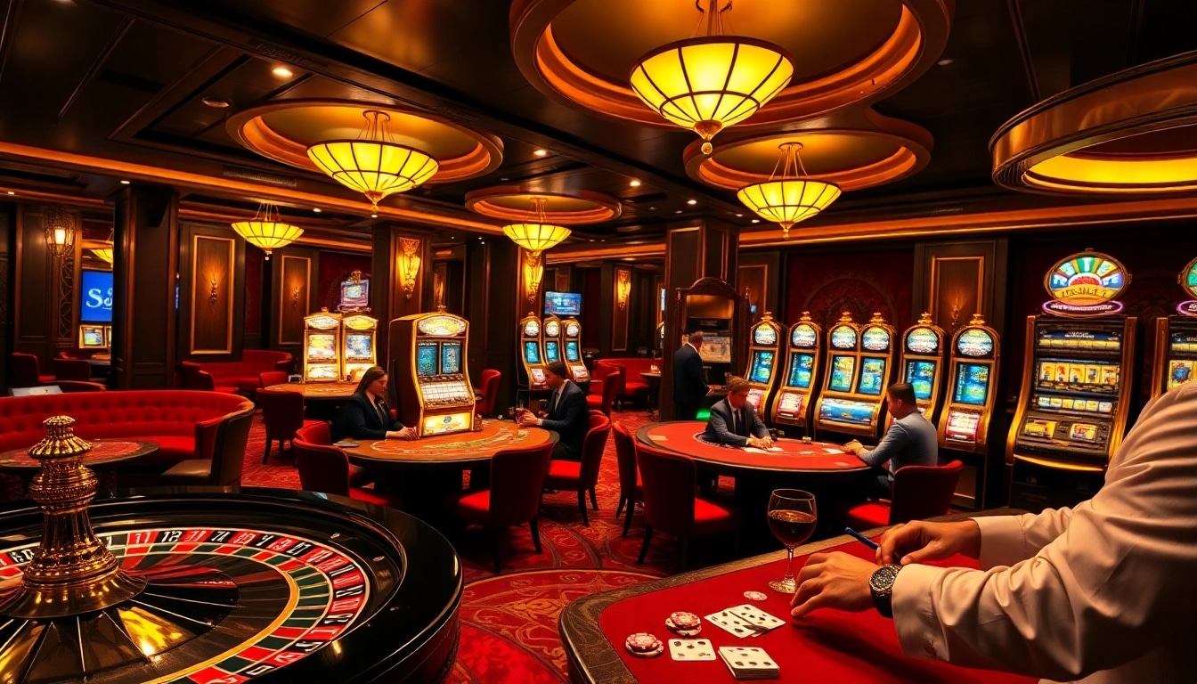 UU88 casino players winning at poker tables surrounded by luxury.