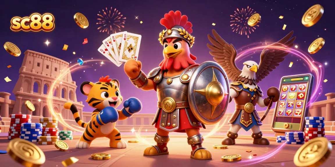 Experience the excitement of sc88 with vibrant casino action and dynamic characters.