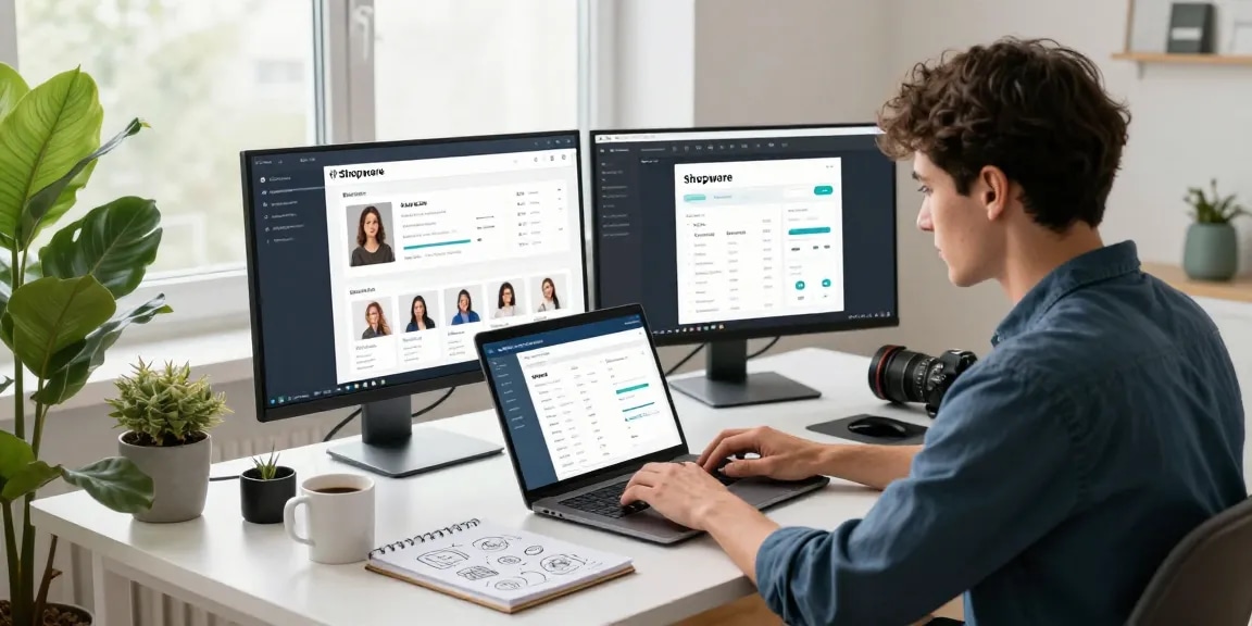 Shopware-Freelancer optimiert die Leistung des Online-Shops im Arbeitsbereich von SP Webconsulting