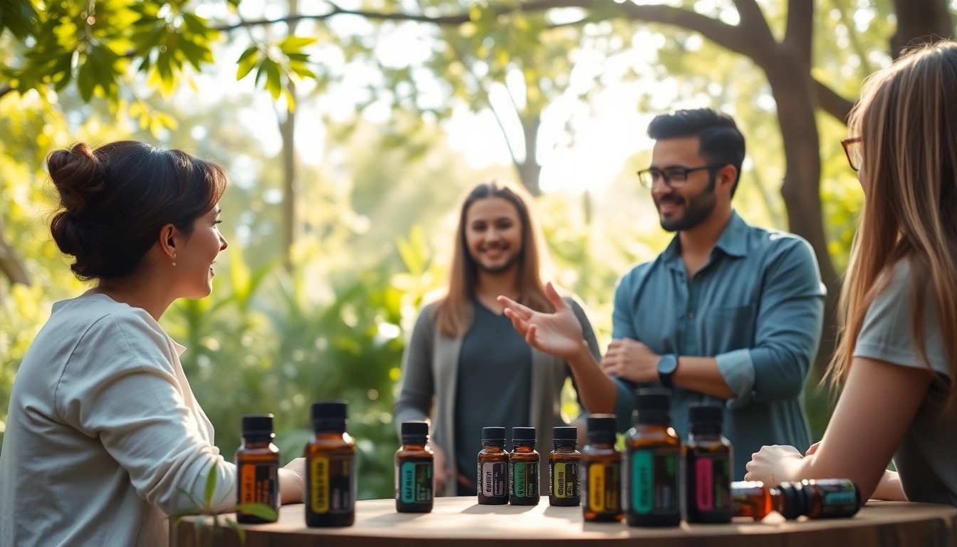 Tipps für doTERRA Vorteilskunde werden in einer entspannten Gruppe mit einem Experten.