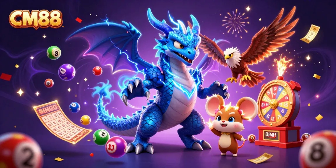 CM88 showcases thrilling online gaming with powerful characters amidst exciting lottery elements.