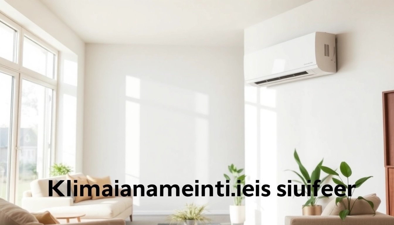 Stylish split Klimaanlage kaufen for modern living rooms, showcasing light and comfort.