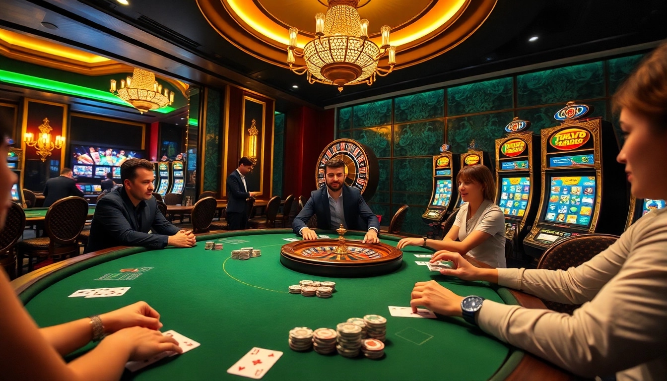 Experience the thrill of winning at https://go8.ae.org/ with vibrant casino tables and excited players.