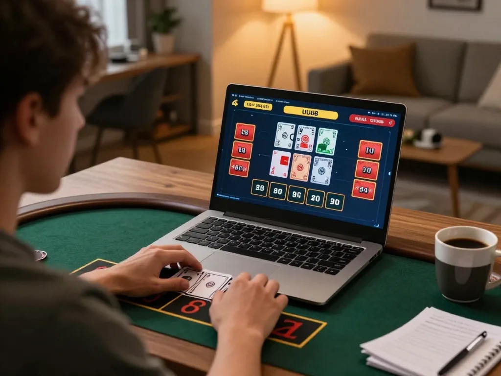 Experience thrilling gameplay at trang chủ UU88 during a live dealer blackjack session at home