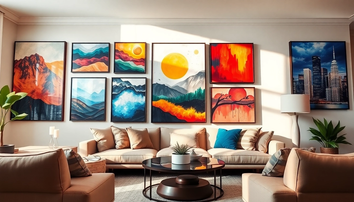 Verwandeln Sie Ihren Wohnraum mit moderner Wandkunst, die lebendige und stilvolle Designs zeigt und Ihre Inneneinrichtung aufwertet.