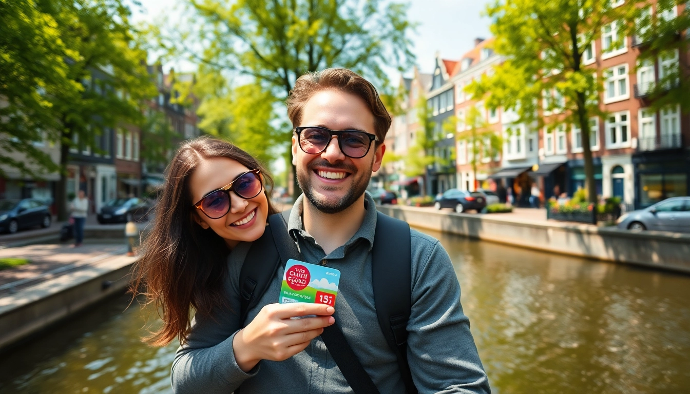 Erleben Sie mit dem Amsterdam City Card die besten Attraktionen Amsterdams an einem malerischen Kanal.