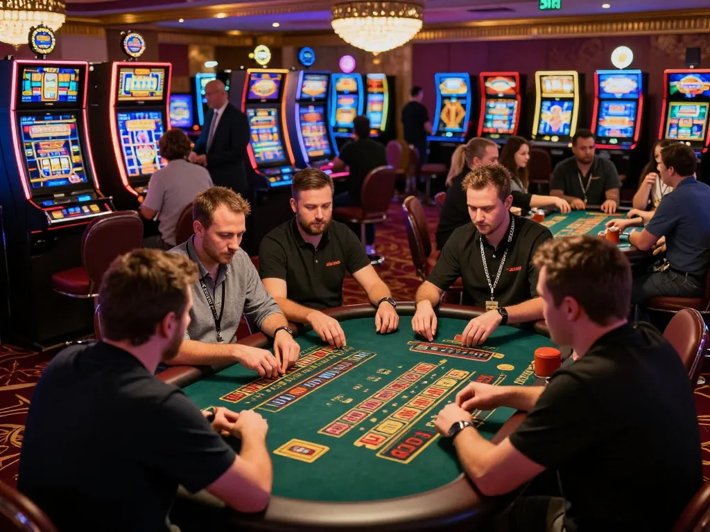 S666 players enjoy a vibrant casino atmosphere with engaging card games and exciting slots.