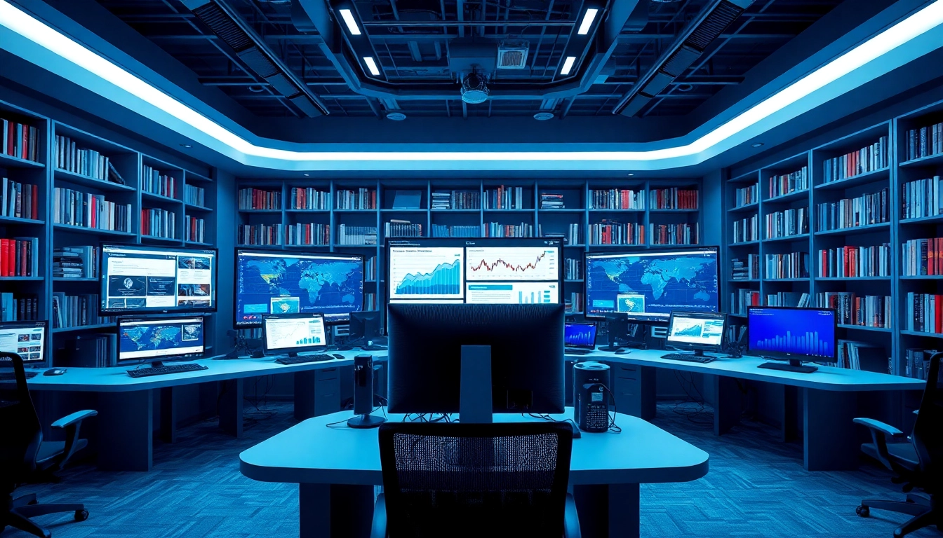 Aktuelle Technik News auf einem modernen Computer-Bildschirm in einem zeitgemäßen Büro.