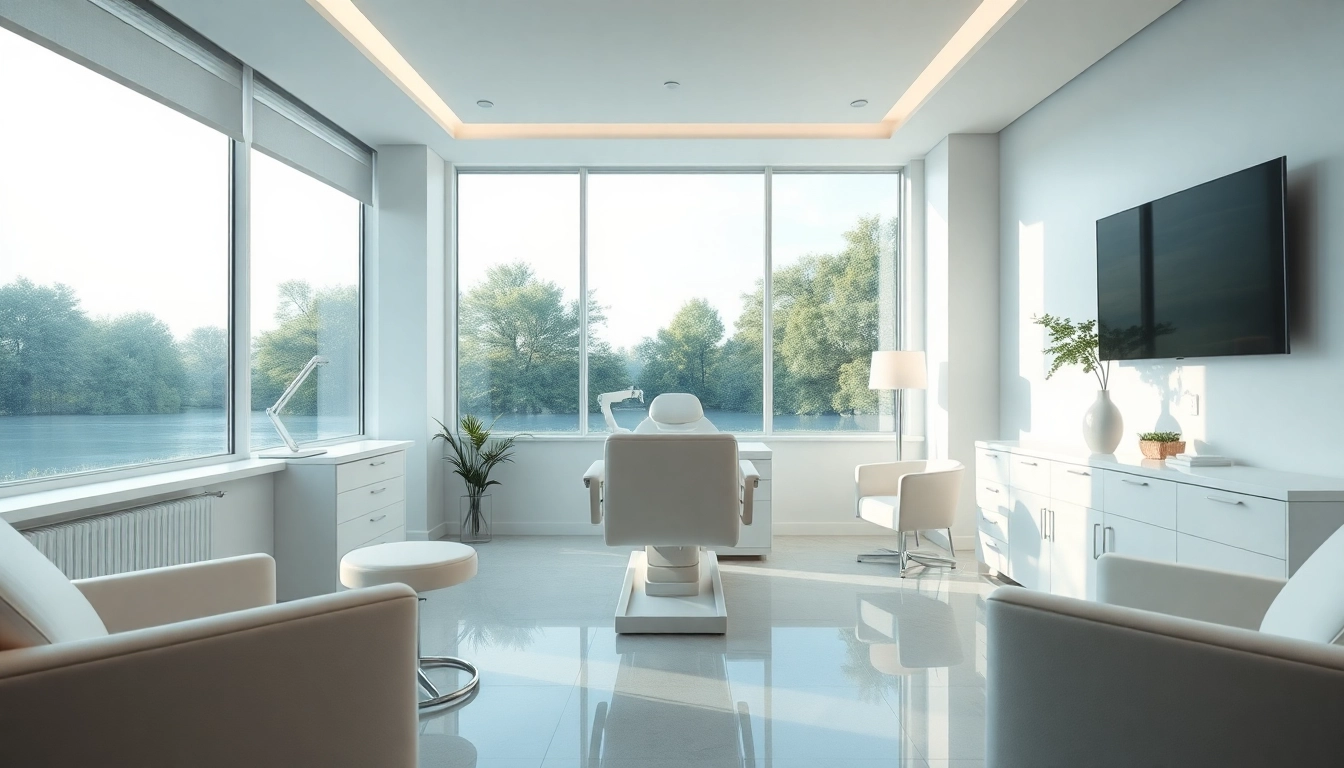 Kirkegaard Aesthetics moderne Klinik mit eleganten Möbeln und beruhigender Atmosphäre