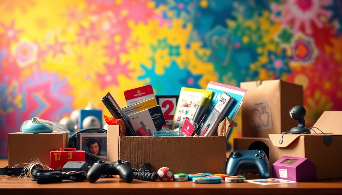 Mystery Box filled with exciting unboxed items enhances the thrill of surprise.