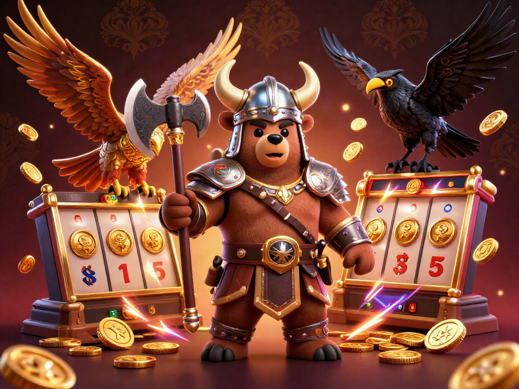 Experience LU88's thrilling casino world with dynamic characters and exciting game elements in a vibrant setting.