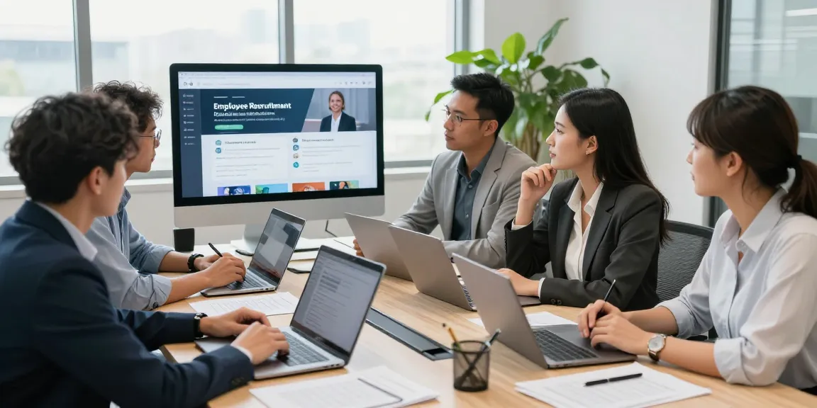 Mitarbeiter finden durch effektive Teamarbeit in modernem Büro.