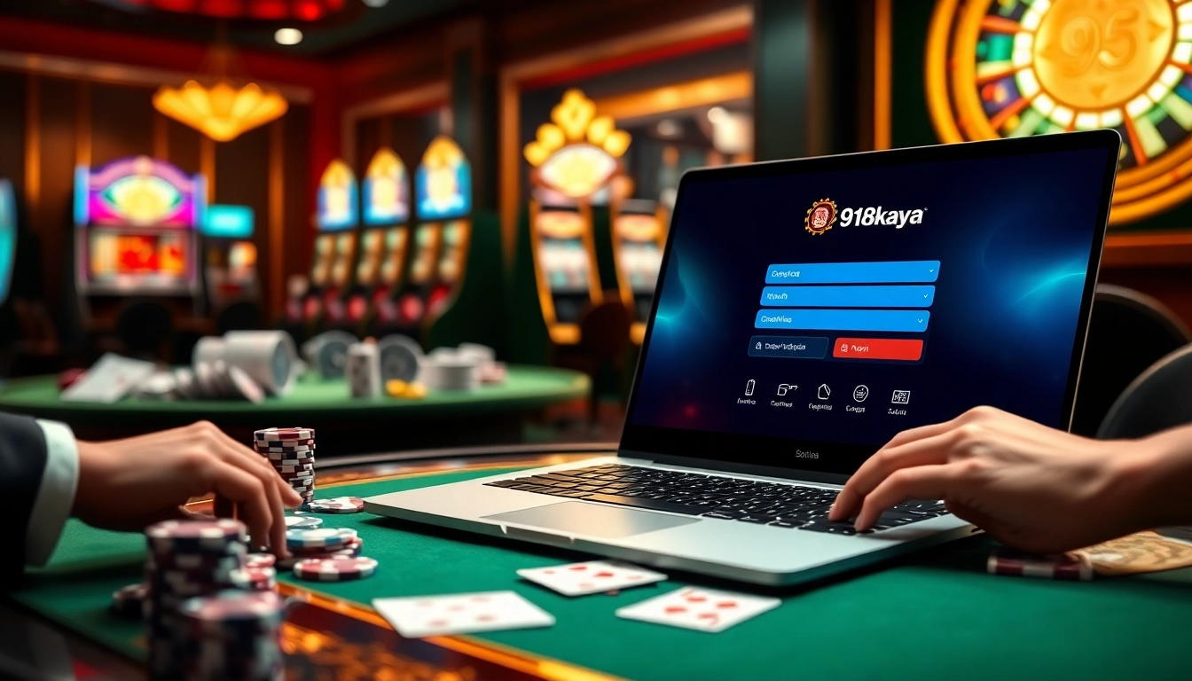 Engage with 918kaya Login for thrilling online casino gameplay featuring exciting slots.
