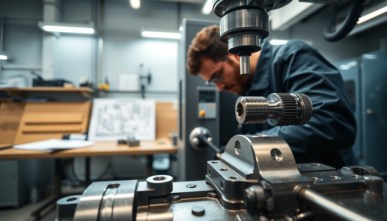 CNC Frästeile fertigen lassen in einer professionellen Werkstatt mit präziser Maschinenarbeit.