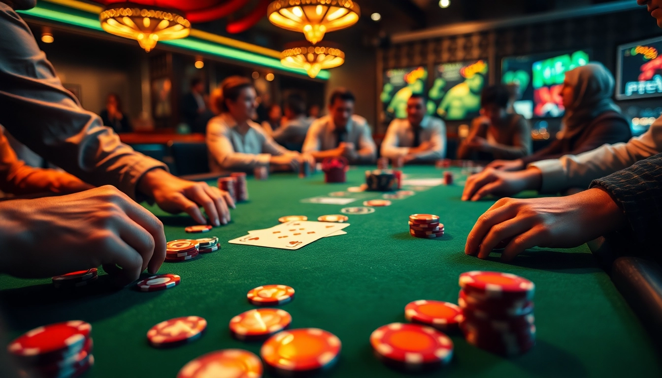 Spiele an einem Casino-Tisch mit aufregenden Elementen auf casino spiele.de