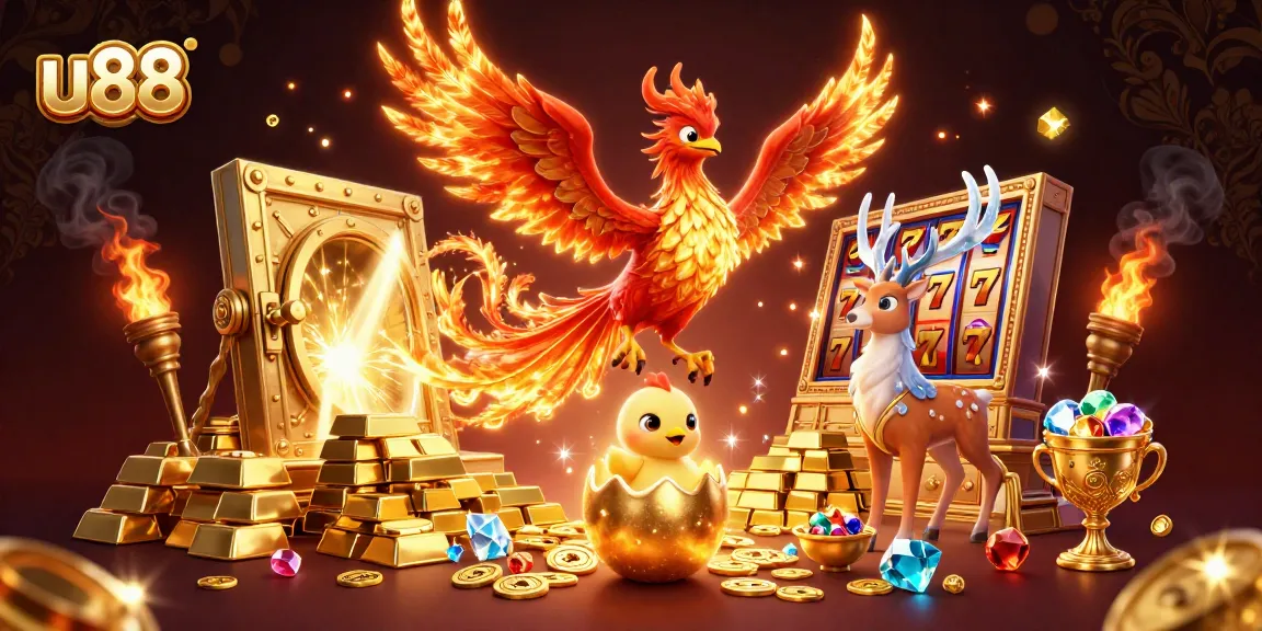 Experience thrilling wins at u88 with vibrant slots and captivating phoenix-themed elements.