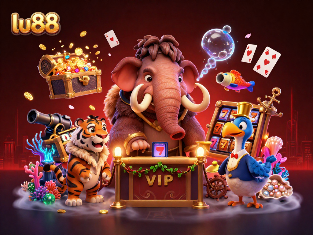 Experience thrilling wins at lu88 with dynamic gaming action and vibrant casino scenes.