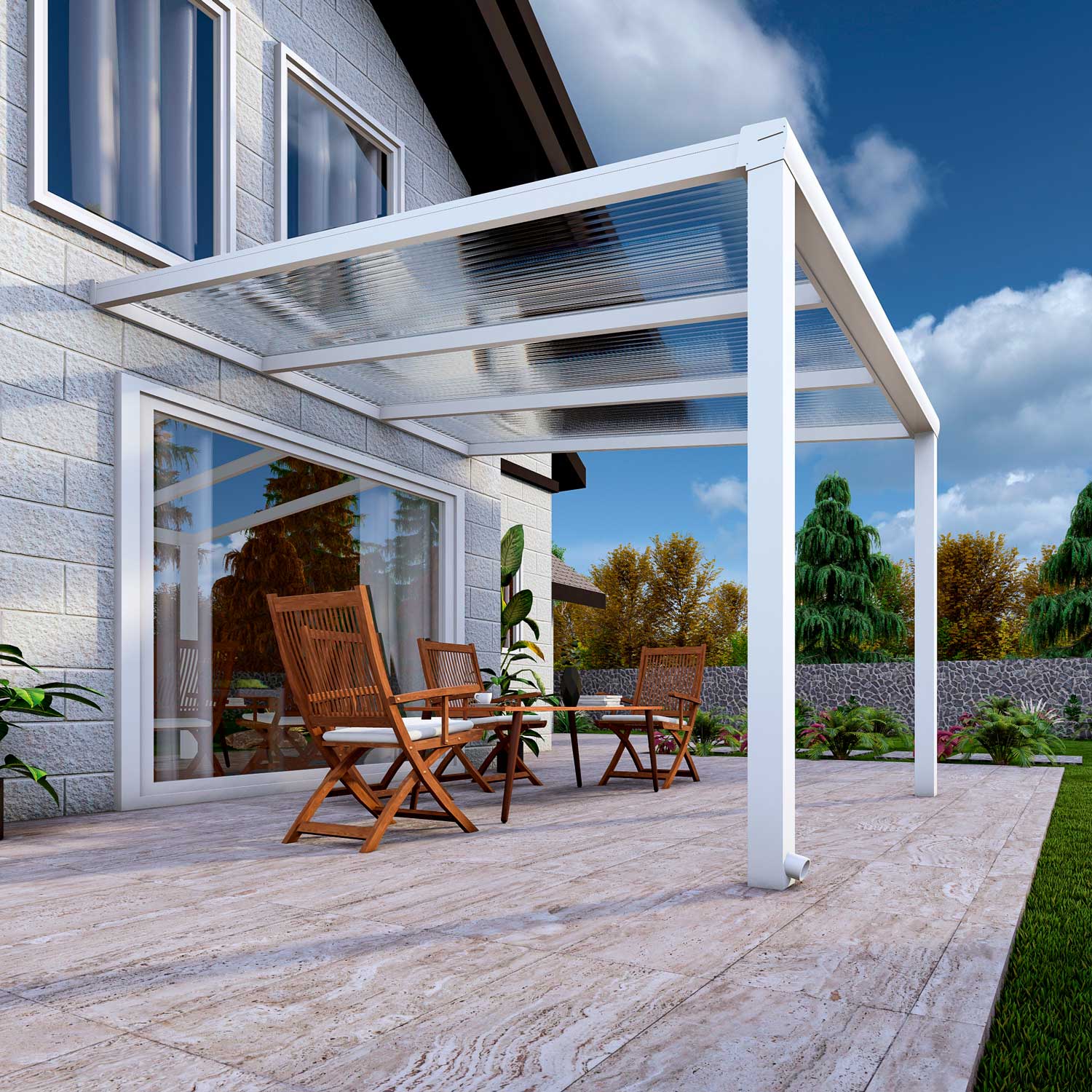 Wie eine Terrassenüberdachung Alu Ihre Terrasse aufwertet