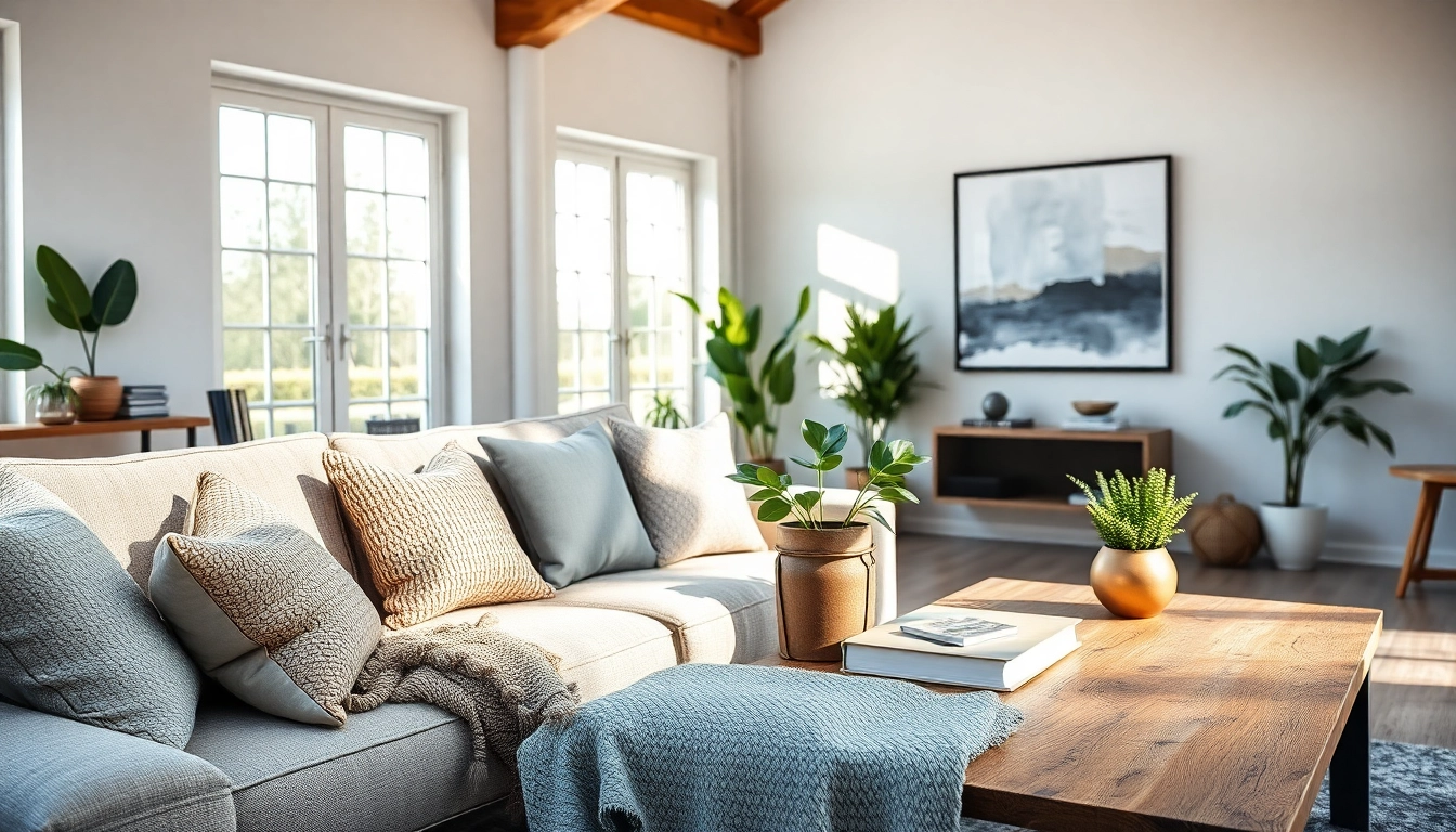 Inspirierende Einrichtungsideen für ein modernes und gemütliches Wohnzimmer.