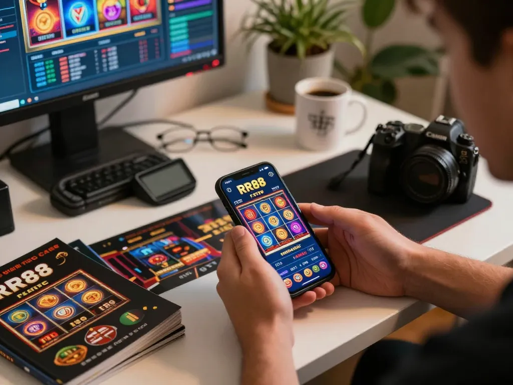 Engaging with the RR88 casino app on mobile for an immersive gaming experience