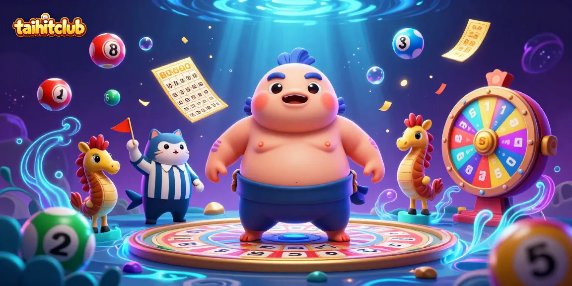 Join the fun at taihitclub with a vibrant underwater casino scene featuring a blowfish with a sumo belt.