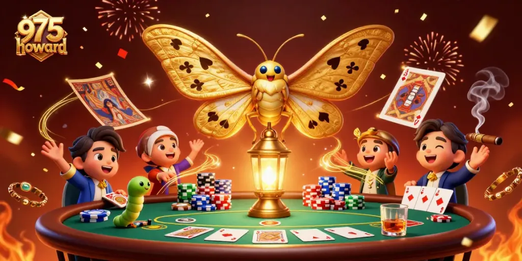 Experience thrilling casino action at 975howard with vibrant gaming elements and celebration details.