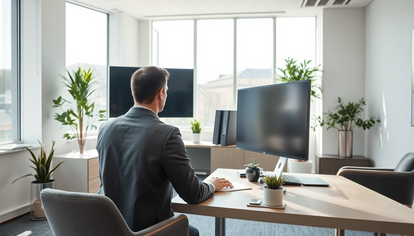 Professioneller Headhunter Nürnberg betrachtet Kandidaten in einem modernen Büro mit viel Licht.