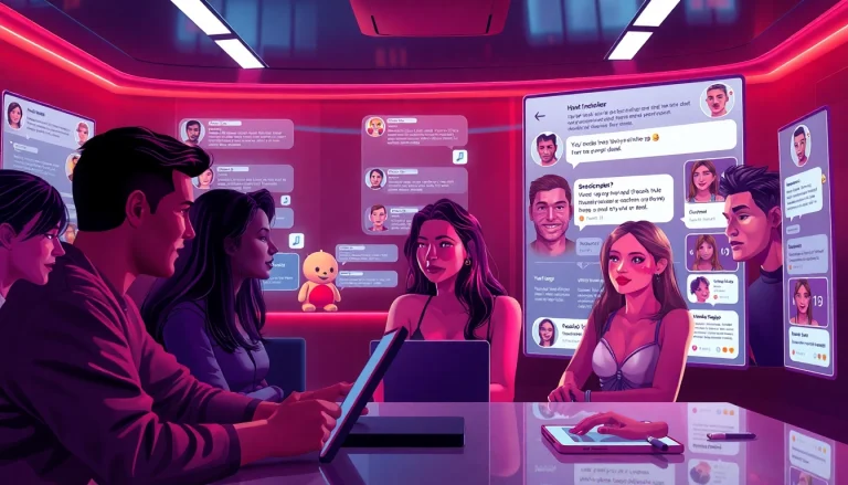 Engaging in porn AI chat with lifelike avatars in a futuristic setting