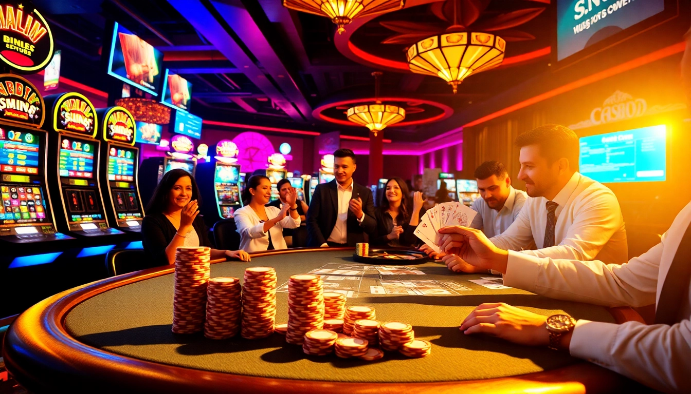 Engaging players place bets at Ga888's lively casino gaming tables, filled with excitement and strategy.