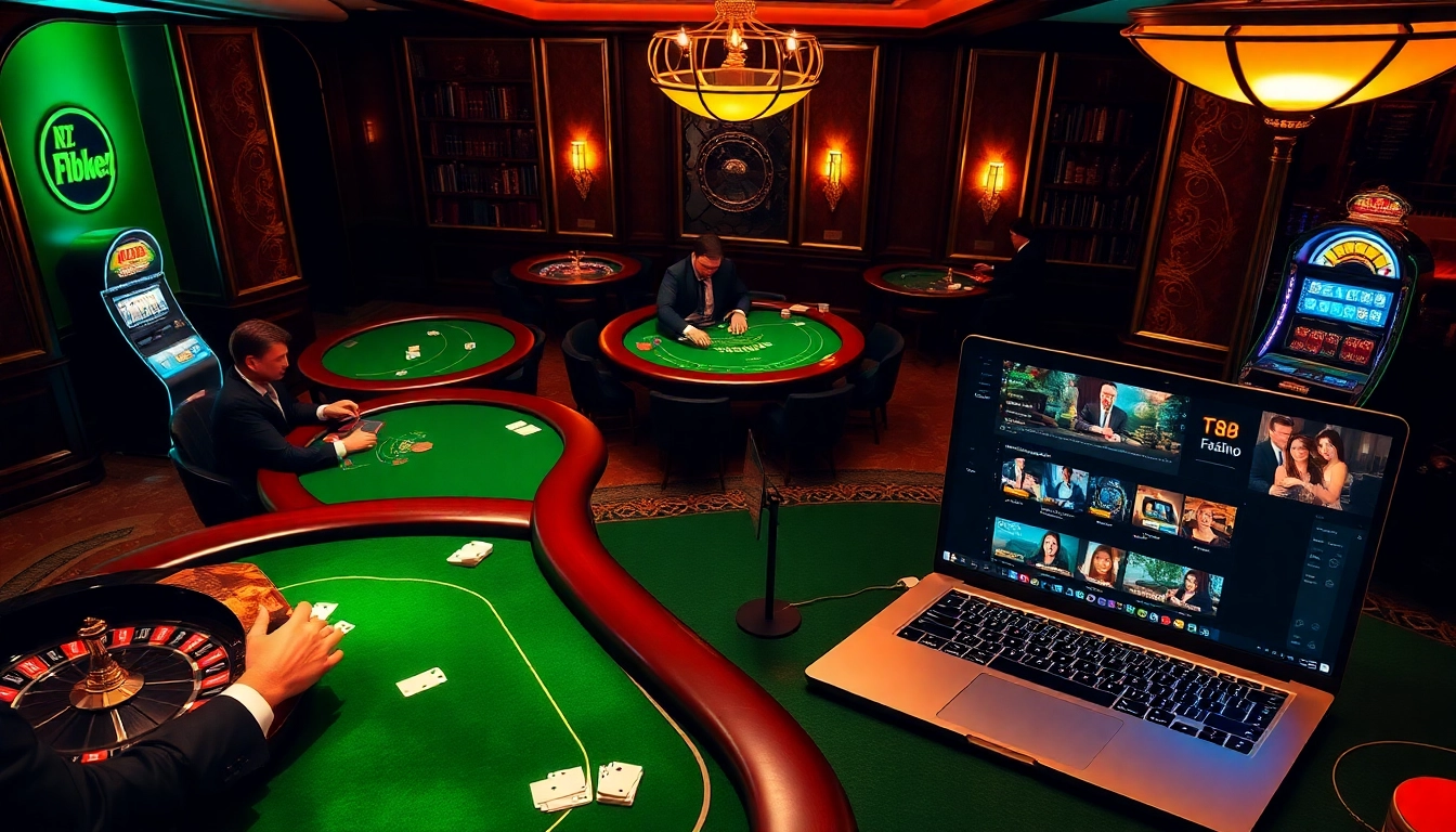 Experience thrilling gaming at https://f8bet.dental/ with poker chips and cards in an exciting casino scene.