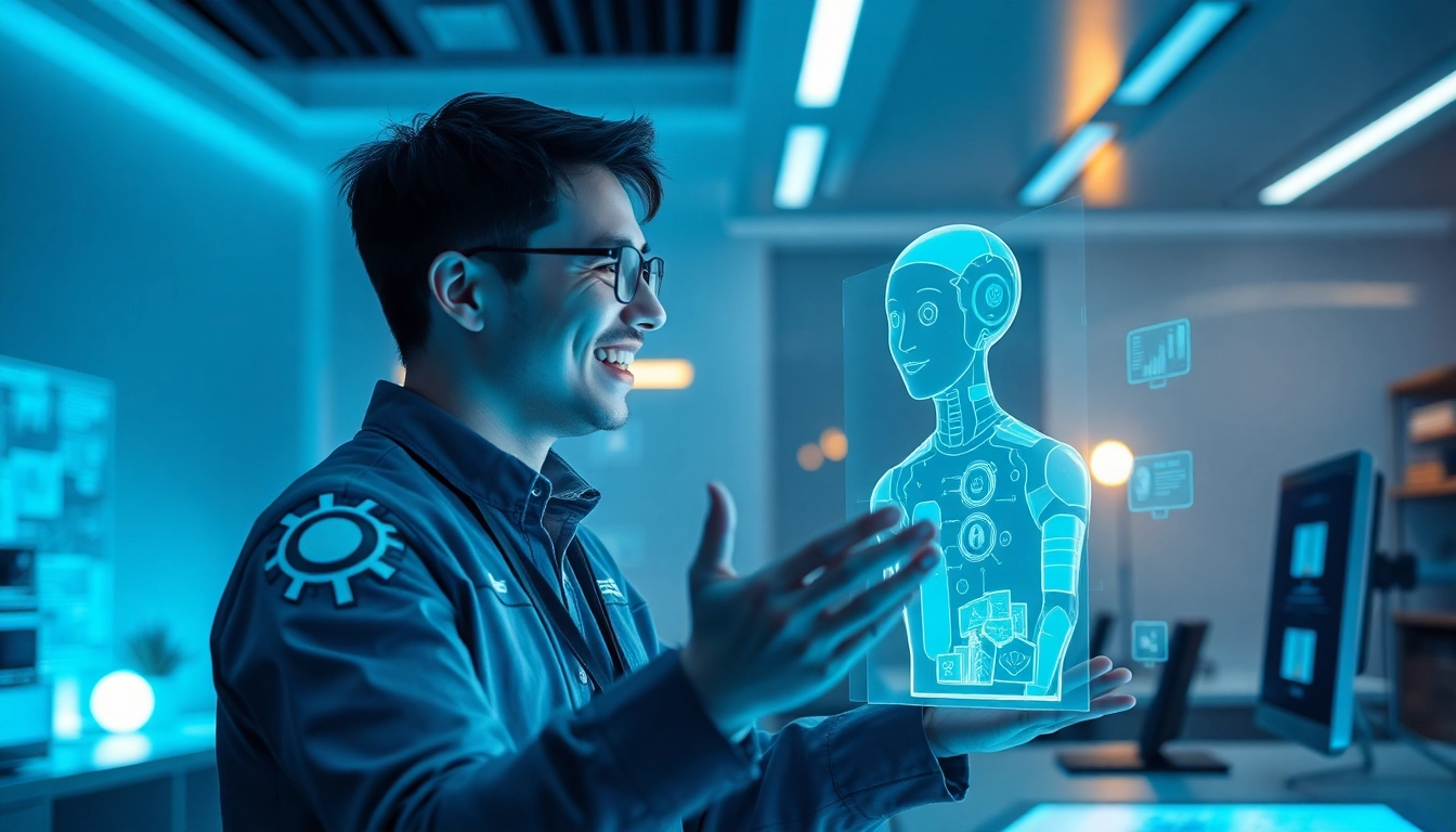 Engaging user interaction with Juicy AI in a modern workspace.