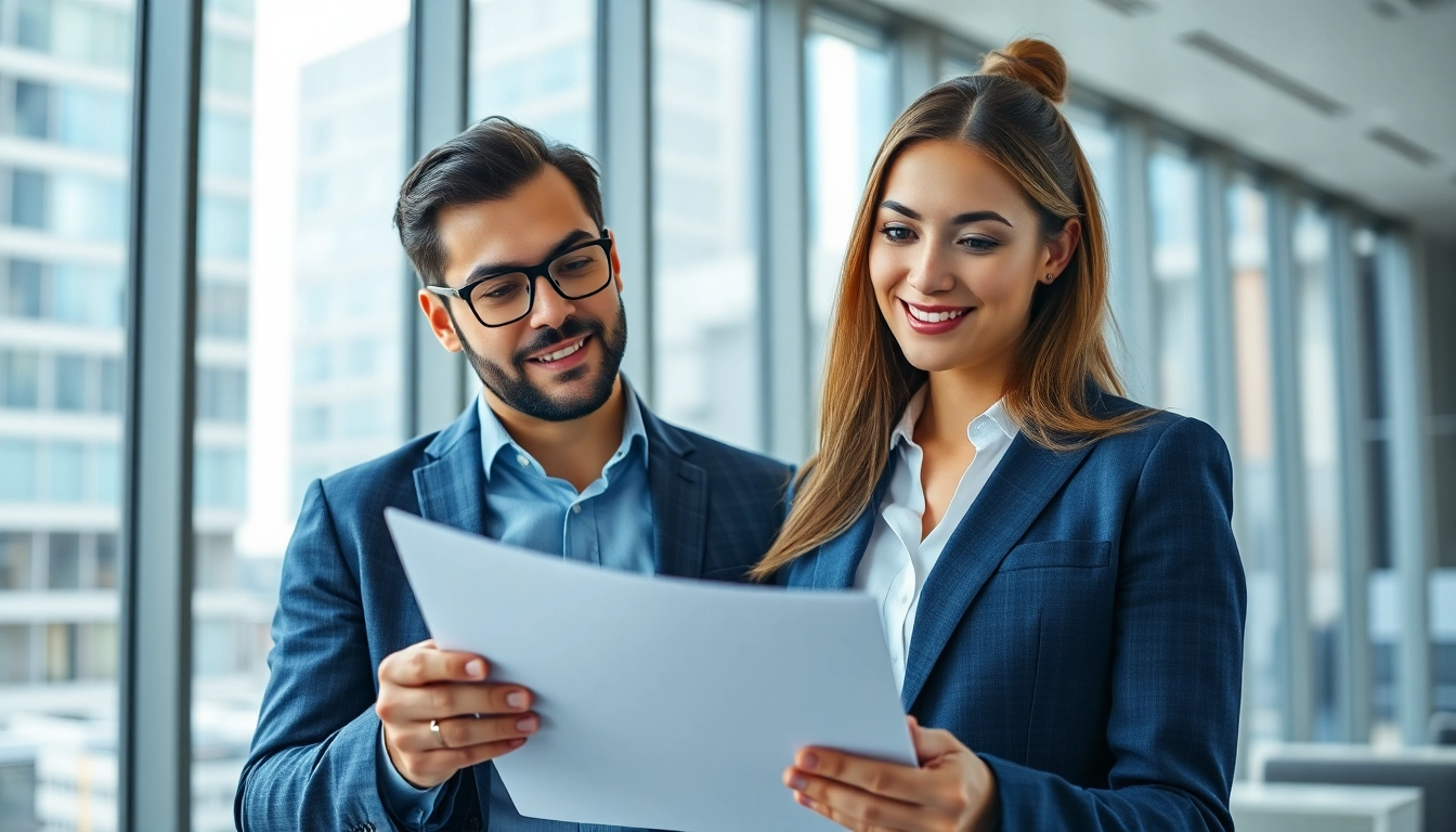 Headhunter IT Professionelle bei der Arbeit in einem modernen Büro-Setting.