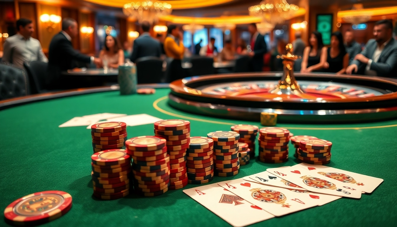 Experience thrilling gaming action at nhà cái S8 featuring high-stakes poker and roulette.