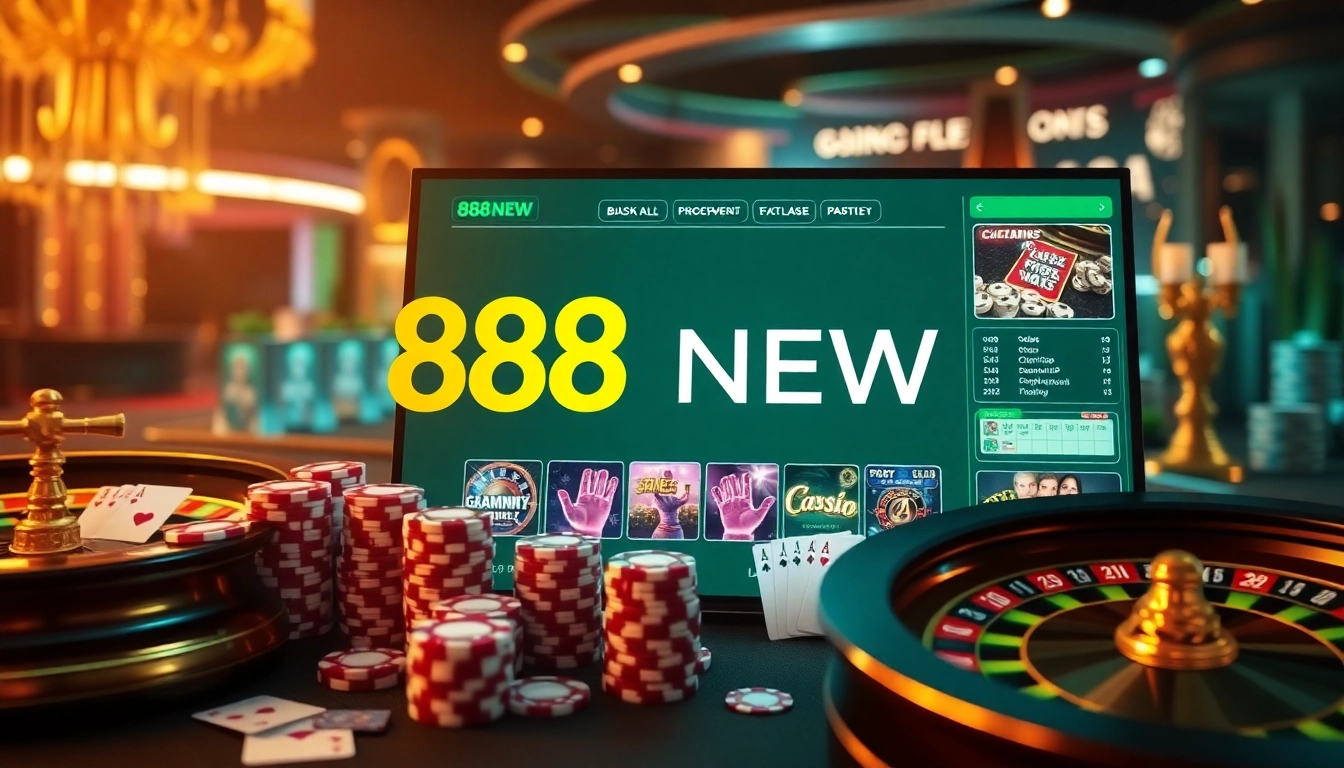 Engage in thrilling casino games at 888NEW with dynamic online betting experiences.