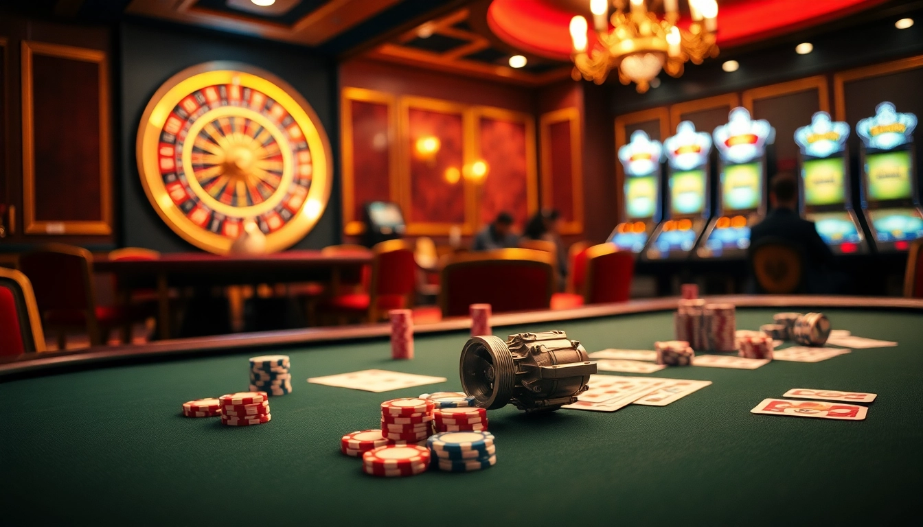 Experience thrilling gameplay with Expert Automatic Transmission Repair at a luxurious poker table.