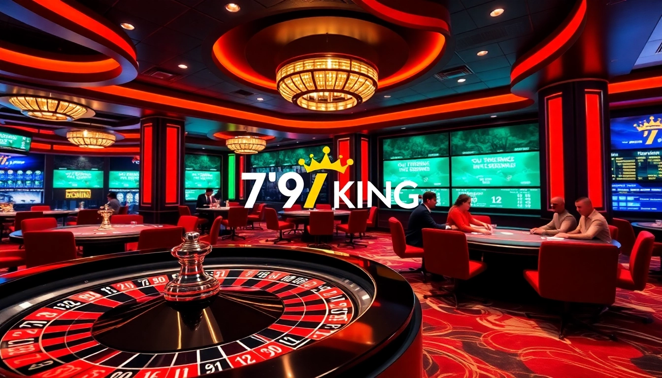 Experience thrilling gameplay at a 79KING casino with vibrant tables and engaging players.