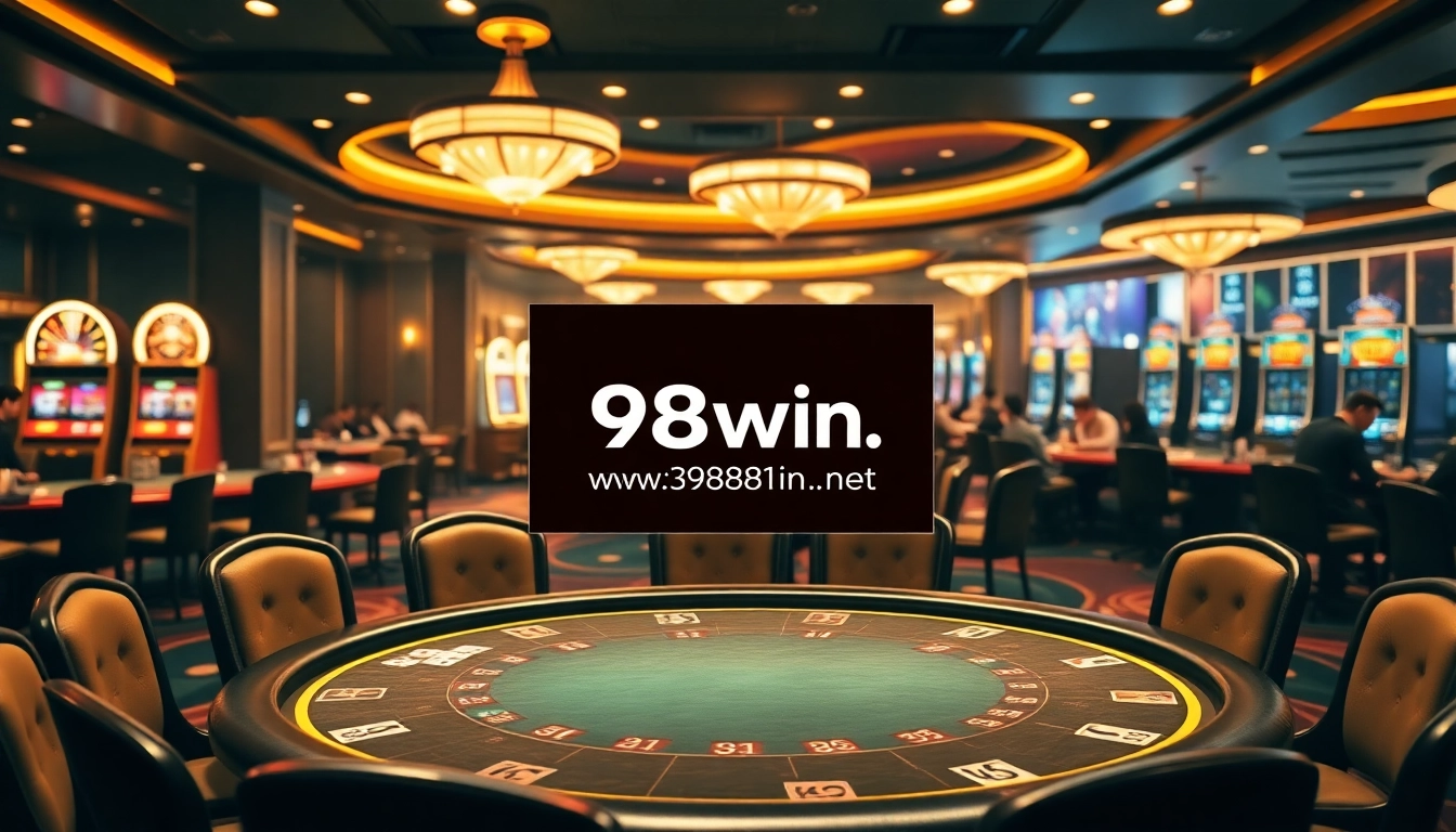 Experience the excitement of gambling at https://98win1.in.net/ with vibrant casino visuals and poker action.