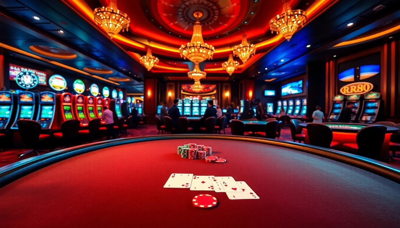 Join the thrill at RR88 VIP gaming with lively poker tables and high-stakes excitement.