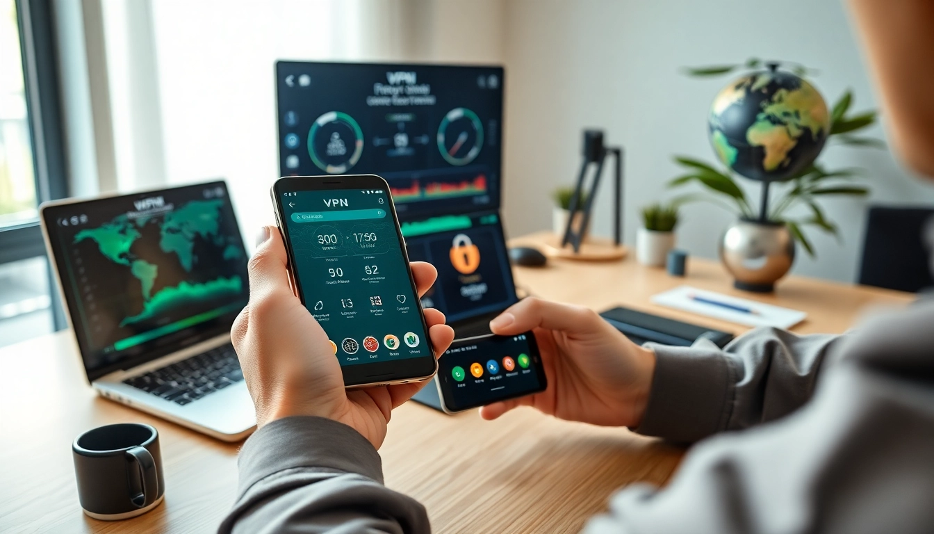 在现代工作区，Android智能手机上使用快连官网实现快速且安全的连接