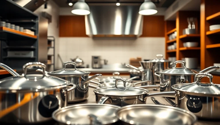 Gastronomie Bedarf hochwertige Küchenausstattung in eleganter Restaurantumgebung