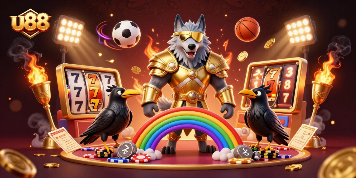 u88 offers an exciting casino experience with vibrant characters and dynamic gaming elements.